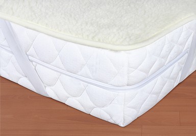 Chránič matrace bílý – Evropské Merino 450 g/m2 Chránič matrace bílý – Evropské Merino 450 g/m2