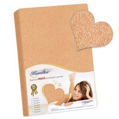 Froté prostěradlo lososová Bellatex 180 g Froté prostěradlo lososová Bellatex 180 g