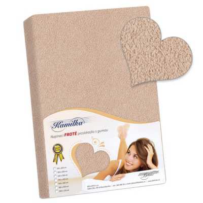 Froté prostěradlo béžová Bellatex 180 g Froté prostěradlo béžová Bellatex 180 g