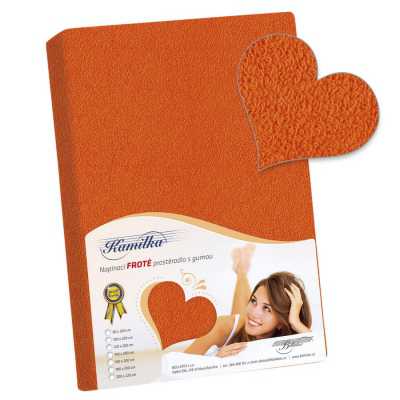 Froté prostěradlo oranžová Bellatex 180 g Froté prostěradlo oranžová Bellatex 180 g
