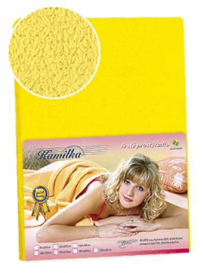 Froté prostěradlo citrón Bellatex 180 g Froté prostěradlo citrón Bellatex 180 g