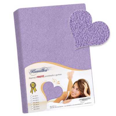 Froté prostěradlo sv. fialová Bellatex 180 g Froté prostěradlo sv. fialová Bellatex 180 g