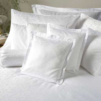 Povlečení damašek Ornella Natural Cotton bílá Povlečení damašek Ornella Natural Cotton bílá