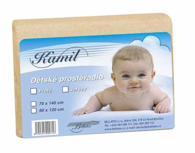 Froté prostěradlo postýlka sv. béžová Bellatex 180 g Froté prostěradlo postýlka sv. béžová Bellatex 180 g