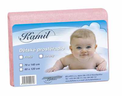 Froté prostěradlo postýlka růžová Bellatex 180 g Froté prostěradlo postýlka růžová Bellatex 180 g