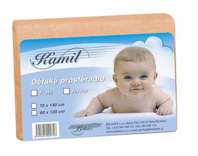 Froté prostěradlo postýlka lososová Bellatex 180 g Froté prostěradlo postýlka lososová Bellatex 180 g