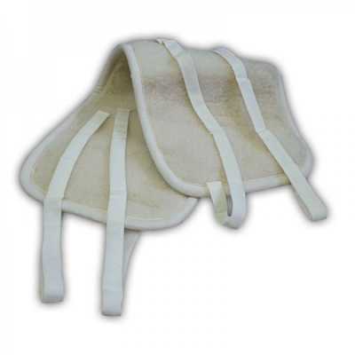 Oboustranný ledvinový pás z ovčí vlny Merino Oboustranný ledvinový pás z ovčí vlny Merino