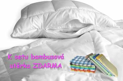 Set celoroční přikrývka a polštář s výplní Tencel (lyocell) Set celoroční přikrývka a polštář s výplní Tencel (lyocell)