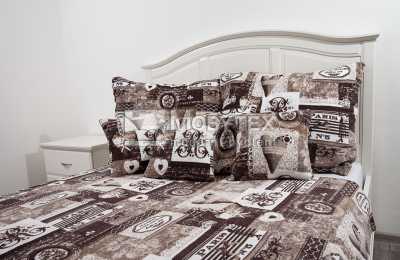 Povlečení mikroflanel Patchwork hnědý Povlečení mikroflanel Patchwork hnědý