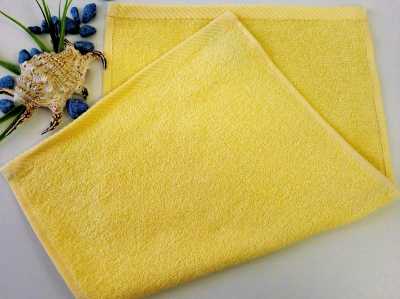 Dětský ručník froté 30×50 cm světle žlutý Dětský ručník froté 30×50 cm světle žlutý